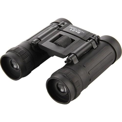 8X21 HD Binoculars Sightseeing Mirror for Both Day and Night Mini Pocket Binoculars Foldable Binoculars