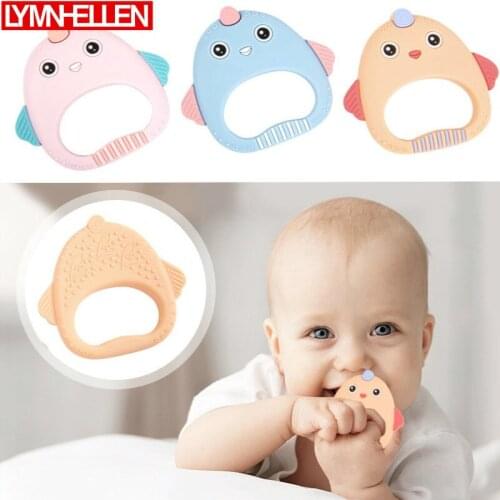 Baby Silicone Molar Chew Rings Toddler Infant Soft Safety Teethers Toy Developmental Kids Teeth Cute Chick