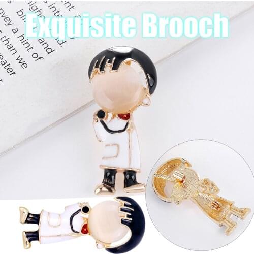 European And American Fashion Trend Male Nurse Children Gift Brooch 121