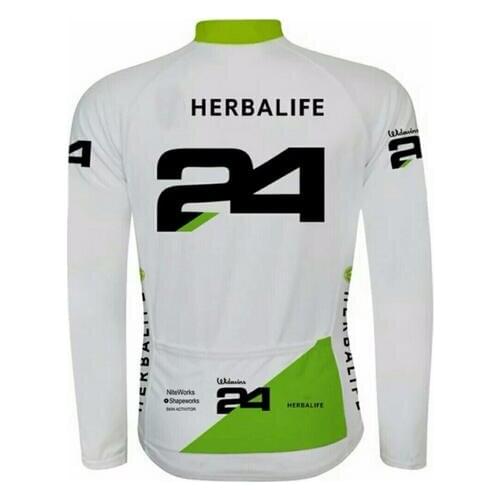 HERBALIFE 24 Cycling Jerseys Mountain Bike Long Sleeve Sports Clothing Full Voyage Mondiale Bicycle long