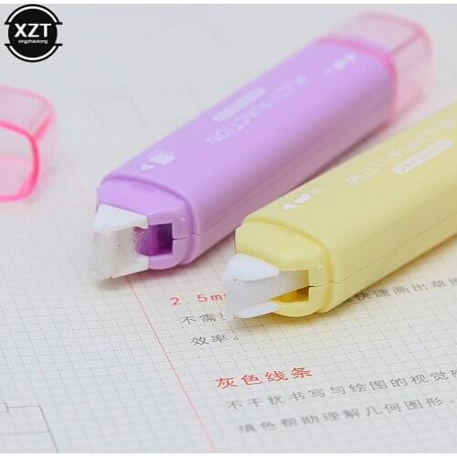 Kawaii Two in One Mini Double Head Correction Tape Adhesive Tape Punctiform Adhesive Glue Learning Stationery School Supplies