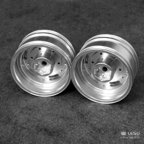 LESU Model Front Wheel Hub B Metal Part 1/14 RC DIY Tmy Tractor Truck Trailer TH13090 Wide Type
