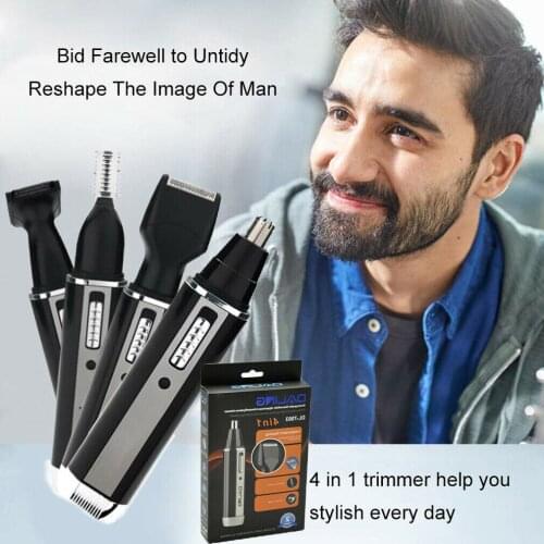 Nose Hair Trimmer Nose and Ear Eyebrow Clippers Facial Nasal Electric For Mens