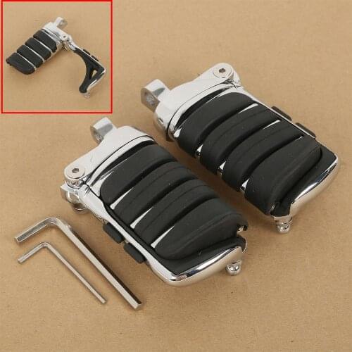 Motorcycle Switchblade Male Mount Foot Pegs For Harley Touring Softail Fatboy Dyna Sportster XL 4445 New