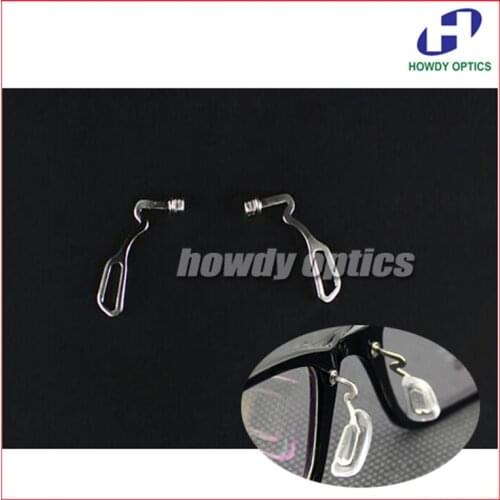 Eyeglasses Nose Pads Arm Stainless Steel Nose Pad Holder For TanSuTungsten Steel Glasses Frame Plug Bayonet Glasses Accessories