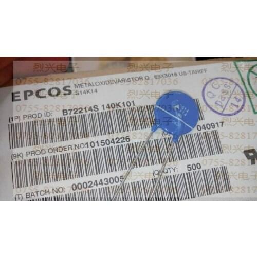 Original new 100% B72214S0140K101 varistor (Inductor)