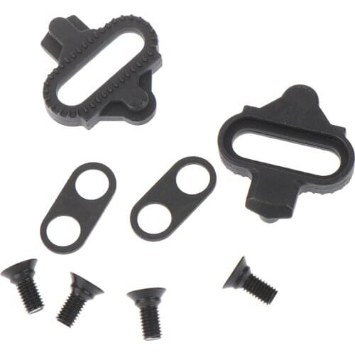 Mountain Biycycle Pedals for SPD Cleats Pedal Clipless Cleat Set MTB Bike Biking Cleats Clip-in Clips kit New