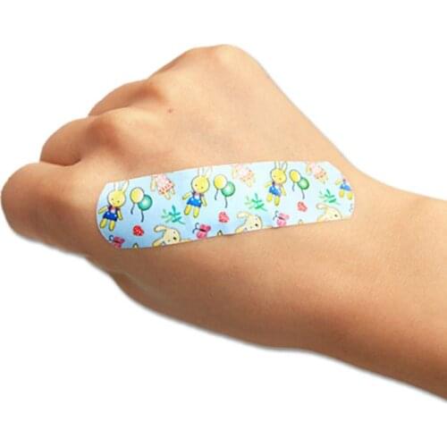 120 Pcs/box Cartoon Band-aid Cute Mini Children Breathable Waterproof Bandage Medical ok Bandages Hemostatic Patch