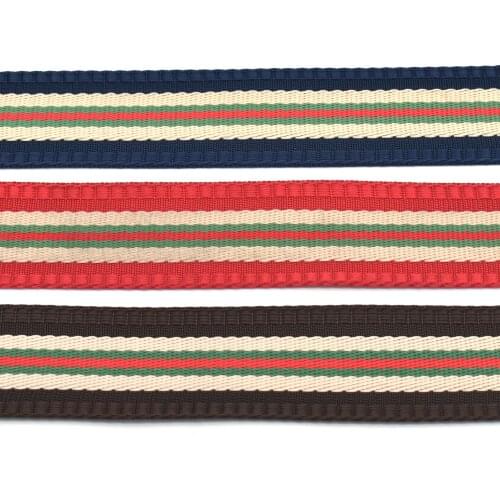 Heavy Duty Webbing Cotton Stripe Webbing 1.5 Inch Handbag Decorative Webbing Outdoor Backpack Accessories Home DIY Technology