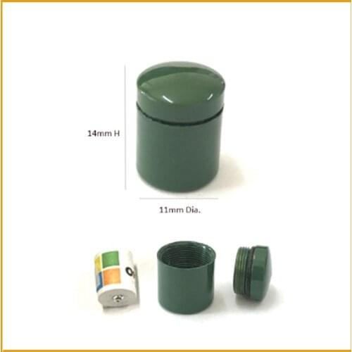 Stock-Waterproof Mini pill holder Bison Tube Bulk Hide Geocaching Contain-14*11