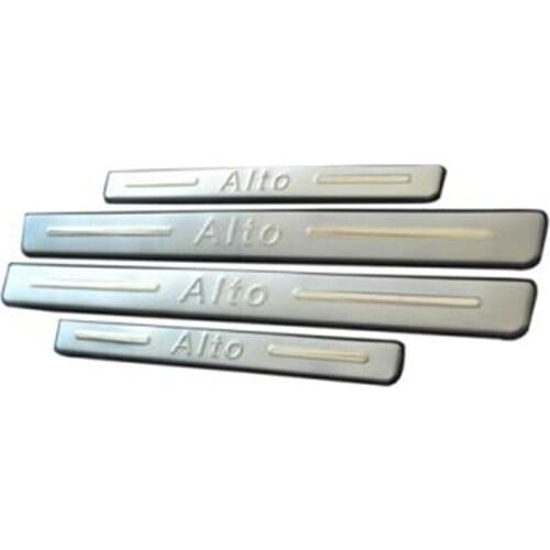 High quality stainless steel Scuff Plate/Door Sill for 2009-2012 Suzuki Alto Car styling