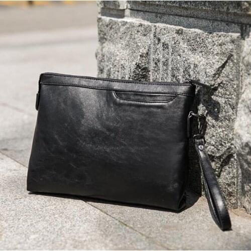 Yesetn bag 09292017 new mens envelope pu leather clutch bag