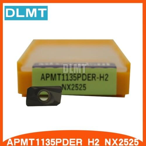 10PCS APMT1135PDER H2 NX2525 Internal Turning Tools Carbide inserts Cutting Tool CNC tools lathe cutter tools