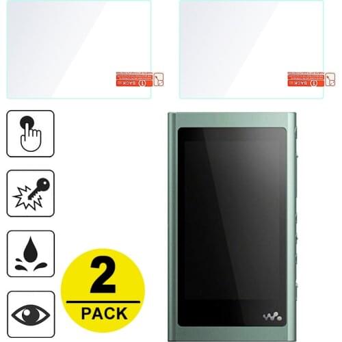 2x Tempered Glass Screen Protector for Sony Walkman NW-A55 NW-A50 nw a55 a50 nw-wm1a nw-wm1z wm1a wm1z MP3 Player