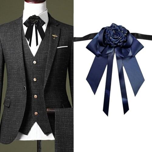 2021 New Original Handmade Bow Tie High-end Mens Business Banquet Wedding Suit Shirt Accessories British Bowtie Gift