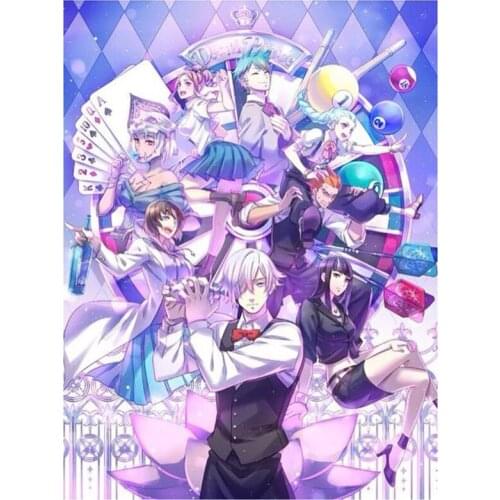 5D DIY Full Round Diamond Painting Painting Anime Character 3D Embroidery Rhinestone Mosaic Cross Stitch Home Decoration Fc568