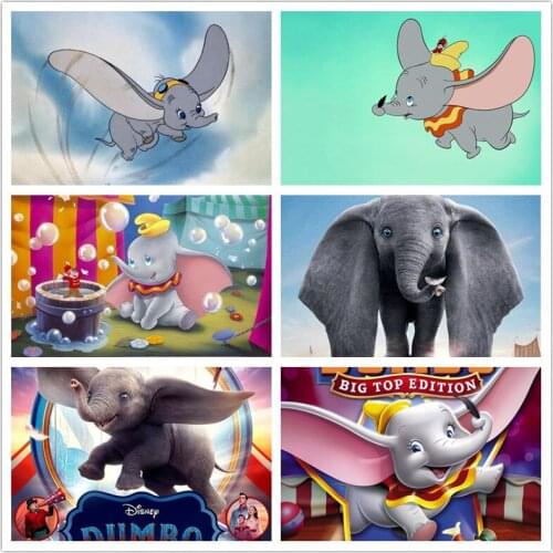 Disney Full Square 5d Diy Diamond Painting Dumbo Diamond Embroidery Cross Stitch Mosaic Gift Home Decoration