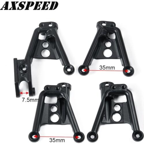 AXSPEED Metal Front & Rear Shock Absorber Towers Mount for 1/10 RC Crawler Axial SCX10 II 90046 90047 90059 90060 Upgrade Parts
