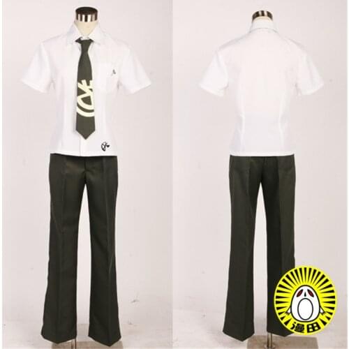 Free shipping Cartoon Anime Danganronpa Cosplay Hinata Hajime Cos Woman Man Halloween Party Cosplay Costume