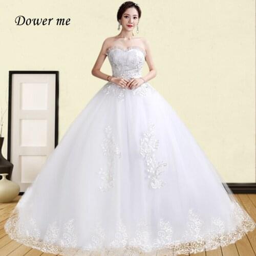 Dower Me Wedding Dresses With A Train