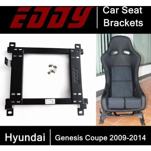 EDDY High Strength Car Seat Base for Hyundai Genesis Coupe 2009-2014 Iron Stainless Car Seat Mounting Brackets Auto Parts