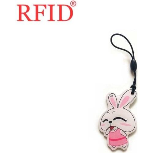 ID 125KHz T5577 Rewritable Writable Key Keytags RFID Card Proximity Waterproof Keychains Badge Token Tag Access Control Card 1