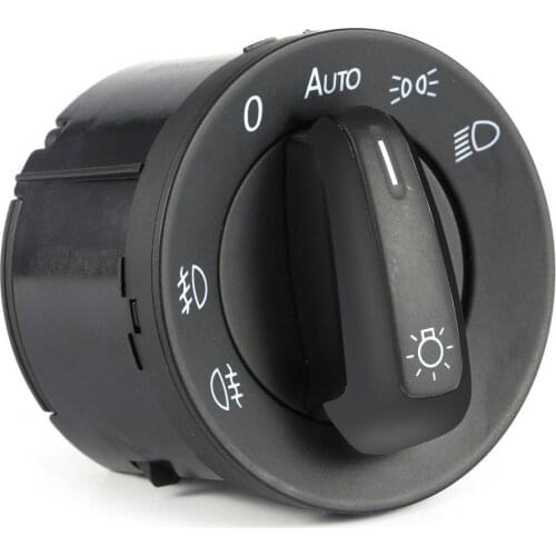 Car Headlamp Switch Headlight Switch Sensor Module With Auto On/Off For Skoda Octavia Mk2 2004-2013