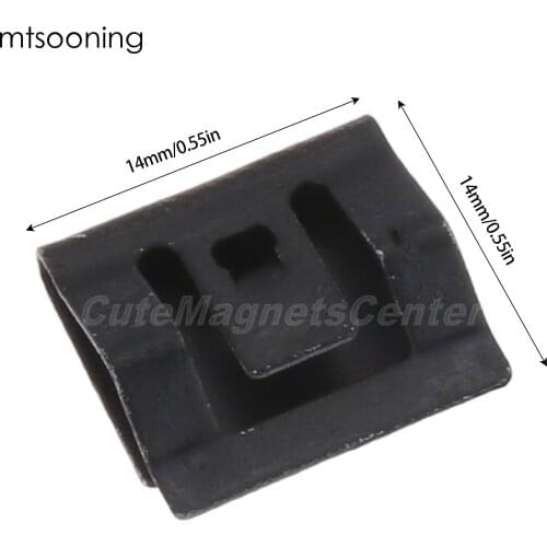 Mtsooning 10Pcs 14mm Car Console Navigation CD DVD Sound Panel Metal Iron Fastener For Honda Civic Accord