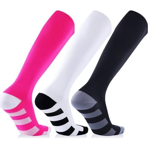 Men Professional Compression Socks Breathable Travel Activities Fit For Nurses Shin Splints Flight Travel Sokcs