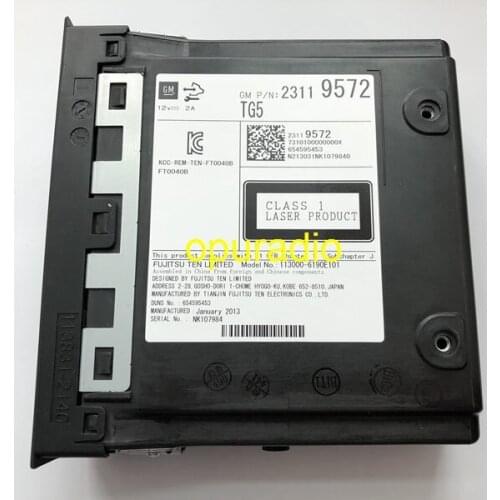 New FUJITSU TEN Blu-ray DVD changer 23119572 Class 1 laser product for Cadillac CUE SRX CTS ATS XTS Escalade Chevrolet Chvey GMC