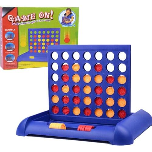 Portable Line Up 4 Bingo Board Game Entertainment Kids Toy Family Party Games Toys for Children Christmas Gifts