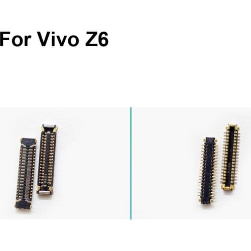 2pcs FPC connector For Vivo Z6 LCD display screen on Flex cable on mainboard motherboard For Vivo Z 6