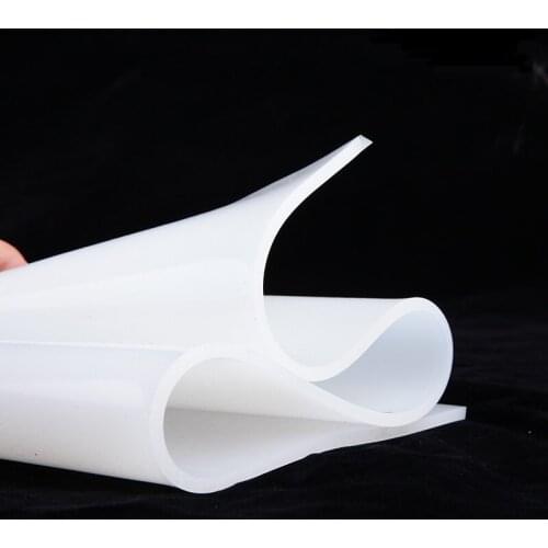 Silicone rubber sheet 500*500mm Clear Translucent Plate Mat High Temperature Resistance 100% Virgin Silikon Rubber Pad