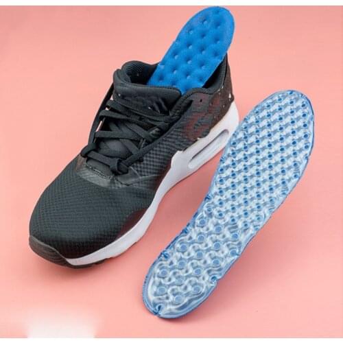 New Sport Insoles Air Cushion Shoes Shock Absorption Damping Running Basketball Football Plantar Fasciitis Pain Relieve Shoe Pad