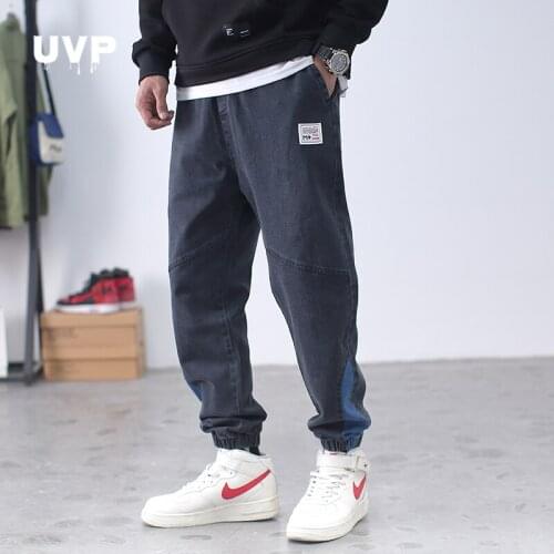 Streetwear Jeans for Mens Designer Trousers Brand Men Jeans Pants Harajuku Harem Pants Male Elastic Waist Cargo Pants 2020