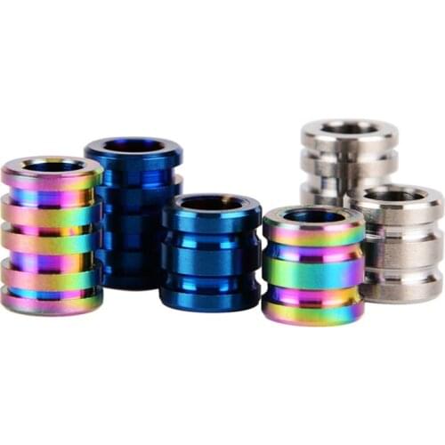 Outdoor Titanium Alloy TC4 Knife Beads Knife Lanyard Camping Knife EDC Gadgets Pendant Paracord Rope Knife EDC Multi Tools