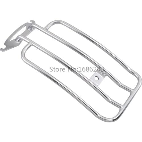 Motorcycle Rear Fender Solo Seat Luggage Rack Support Chrome Bracket Fits for Harley Davidson Electra Glide Road King-FLHR FLHRS