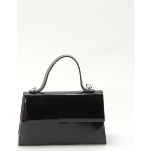 Women Black Patent Leather ÇantaKaliteli Üründür Easy To Clean Daily Suitable for All Seasons Can Be Used Luxury Designer Handbag Mini Day and Evening