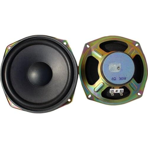 1pcs 6"inch 4ohm 30W Full-range speaker Loudspeaker Car audio woofer Foam edge