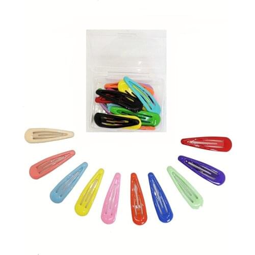 20Pcs/Lot New Girls Hair Accessories Gift Box Glitter Hairclip Candy Color Headdress Dripping Barrette Cute Hair Clips for Girls