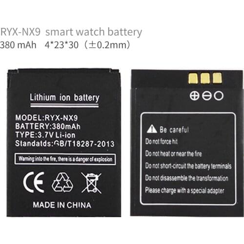 OCTelect RYX-NX9 battery for smart watch phone 380mAh battery for RYX-NX9