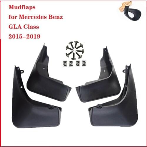 Mudflaps for Mercedes Benz GLA Class 2015-2019 Fender Mud Guard Splash Flap Mudguards Accessories GLA200 GLA220 GLA260