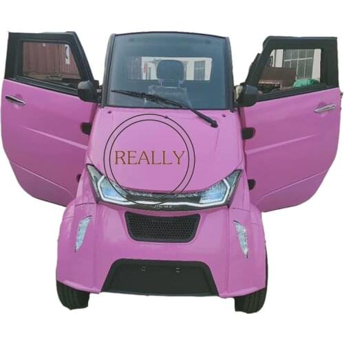 4 Wheels 3 Seats 3 or 4 People Electric Car Mini 4 Wheels Electric Mobility Scooter Electric Mini Car Lithium Battery CKD