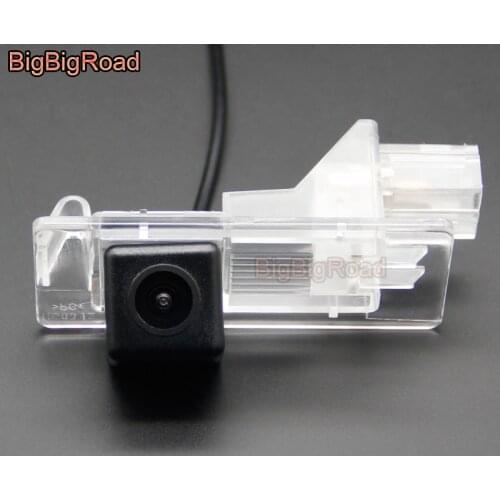 BigBigRoad Car Rear View Backup Camera For Renault Fluence 2013 2014 2015 Clio 4 Megane 3 Captur 2013-2018 Scenic 2 II 2003-2009