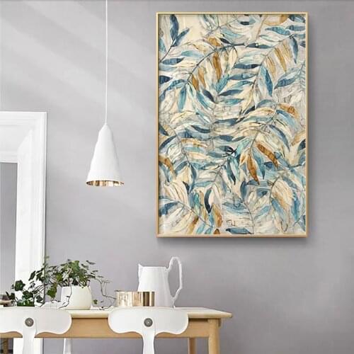 Painting Watercolor Ieaf Wall Posters And Hd Print Art Boreal Europe Style Of The Modern Home Decoration Design