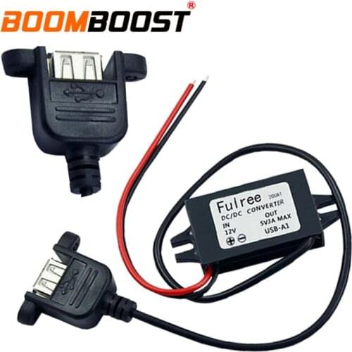 Converter Module USB Output Power Adapter 15W 3A DC 12V To 5V single USB Output Power Adapter
