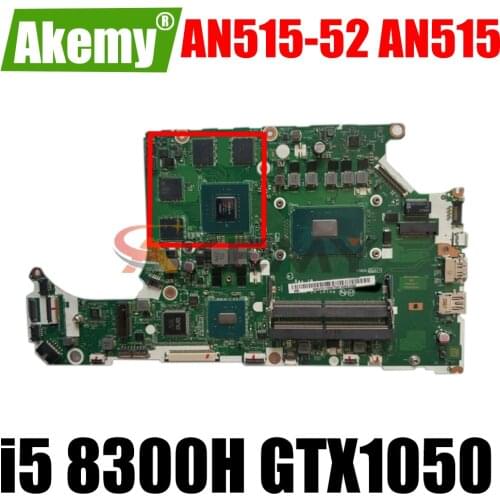 For ACER AN515-52 AN515 Laptop motherboard DH5VF LA-F951P CPU i5 8300H GPU GTX1050 4GB 100% test work
