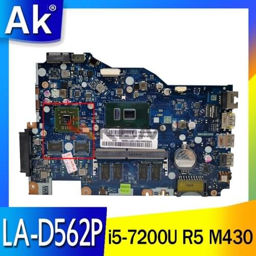 IWP4/P5 LA-D562P for Lenovo tianyi 310-15ikb Laptop motherboard with i5-7200U 4GB R5 M430 2G 100% test OK Free shipping