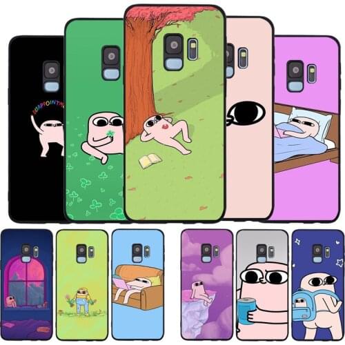 Cartoon Anime Cute Ketnipz black Soft phone Case For Samsung S20 S10 S9 S8 S7 edge Plus Lite Note 8 9 10 A6 A7 A8 A9 2018
