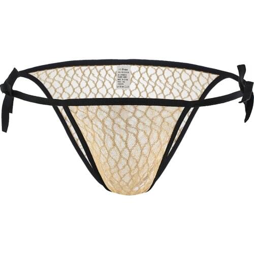 2021 New Style Free Size Brand Mens Sexy Solid Mesh Underwear Men Transparent Breathable Gay Briefs Male Lingerie Underpants